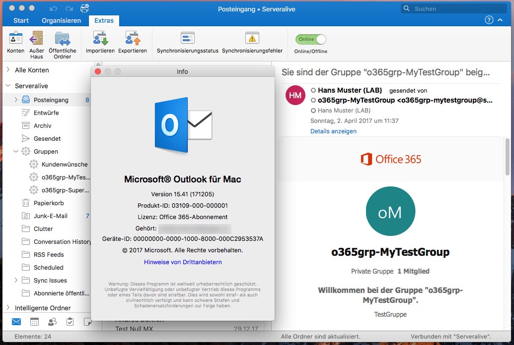 how to update office on mac